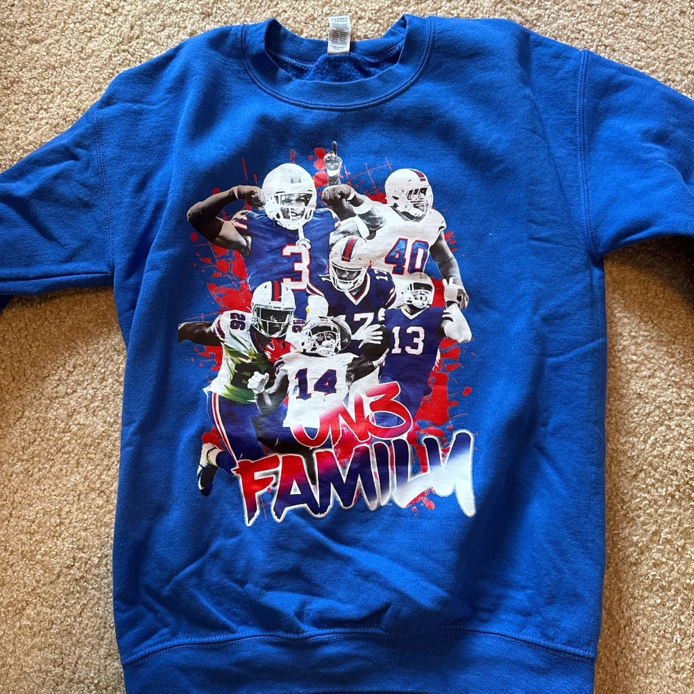 Buffalo Bills Blue Sweatshirt